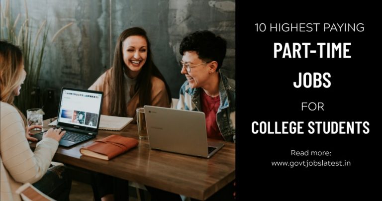 Top 10 Highest-Paying Part-Time Jobs for Students