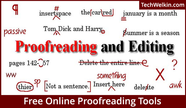 Free online proofreading tools