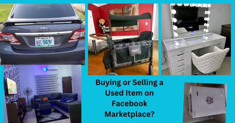 Common Mistakes to Avoid When Buying or Selling a Used Item on Facebook Marketplace